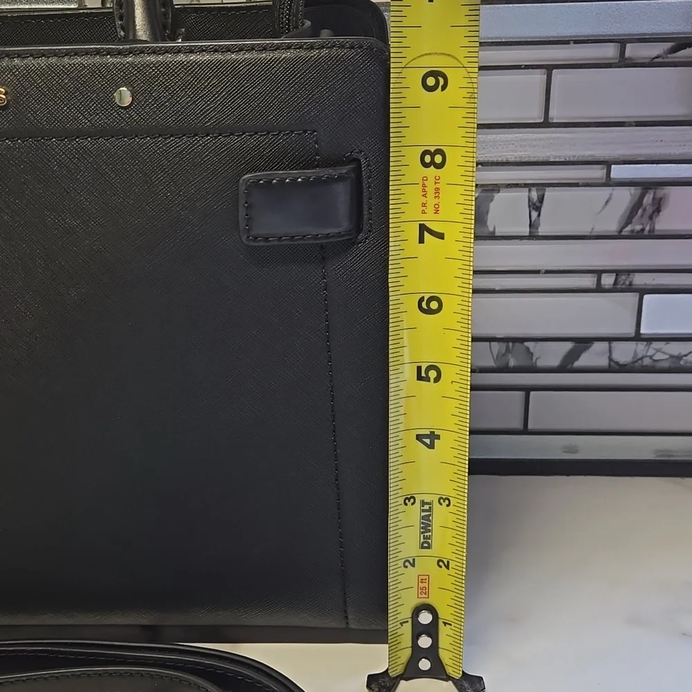 Michael Kors Black Satchel Bag with Detachable Strap - Picture 4 of 5